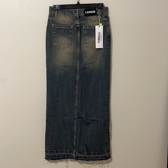 LAAGAM - Thelma Low Waist Denim Skirt - XS - Picture 3 of 5